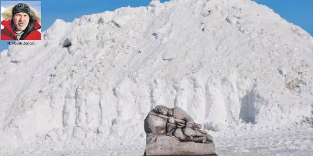 Şehitlerin kardan heykelleri yapılacak
